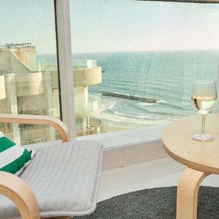 Sunny Sea View Studio Apartment Herzliya Exterior photo